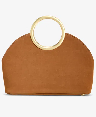 Inc International Concepts Tysha Bangle Stud Clutch, Exclusively At Macy's In White
