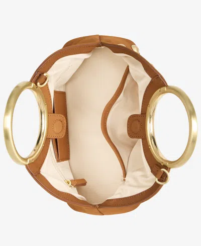 Inc International Concepts Tysha Bangle Stud Clutch, Exclusively At Macy's In White