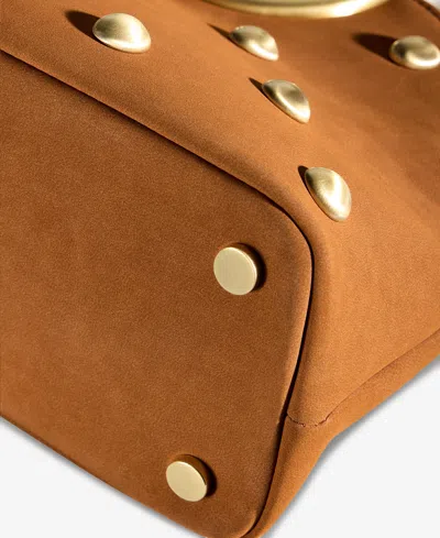 Inc International Concepts Tysha Bangle Stud Clutch, Exclusively At Macy's In White