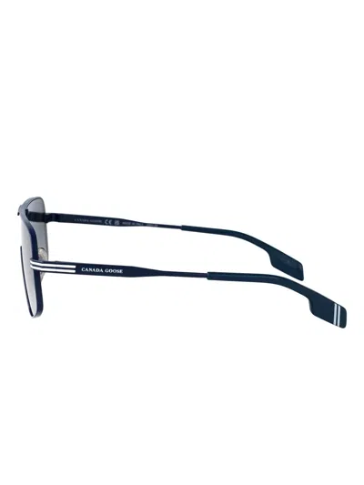 Canada Goose Shield-frame Gradient Sunglasses In Blue