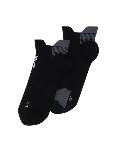 On Women's Performance Run Sock Low In Black