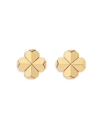 Kate Spade New York Spade Flower Stud Earrings In Gold