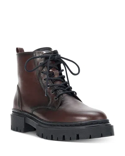 Staud Henry Combat Boots Espresso In Brown