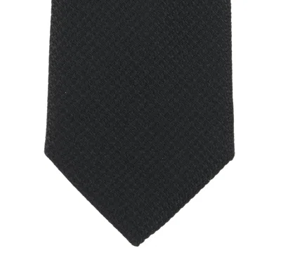 Alfani Men's Nebula Solid-pattern Tie, Macy's Exclusive In Black