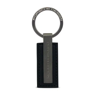 Porsche Design Metal Bar Key Ring In Black
