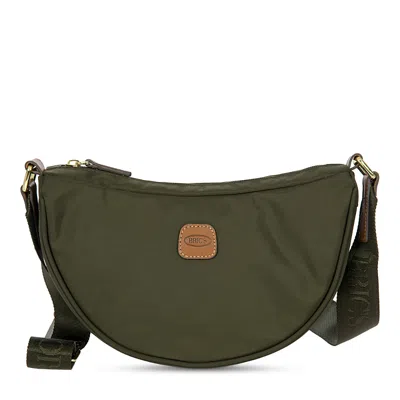 Bric's X-travel Mini Halfmoon Bag In Green