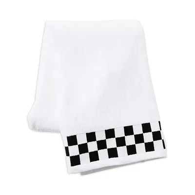 Mackenzie-childs Bath Towel With Check Border In White