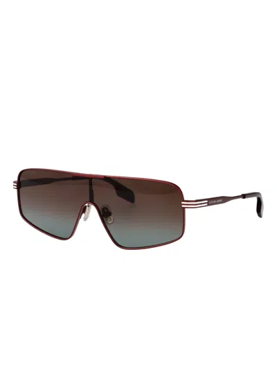 Canada Goose Shield-frame Gradient Sunglasses In Red