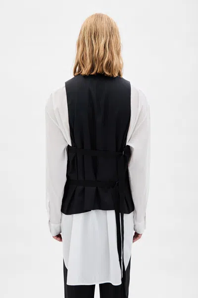 Ann Demeulemeester Juikko Classic Waistcoat In Black