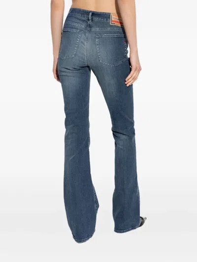 Diesel 1969 D-ebbey Distressed Jeans In Blue
