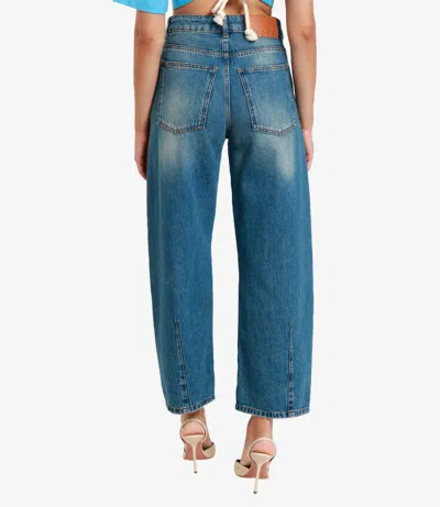 Msgm Jeans In Blue