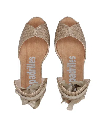 Espadrilles Sandals Silver In Multi