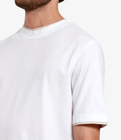 Paolo Pecora T-shirt Basic Bianco Ottico In White