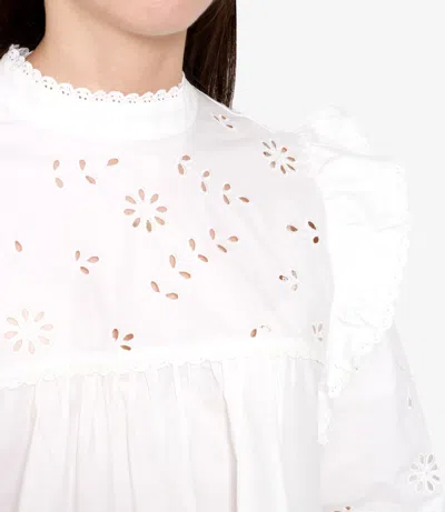 Max Mara Weekend Shirts White In White