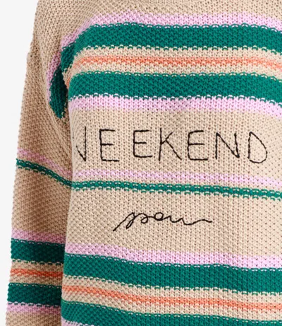 Max Mara Weekend Sweaters Beige In Nude