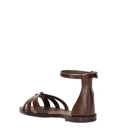 Max Mara Sandals Brown In Brown