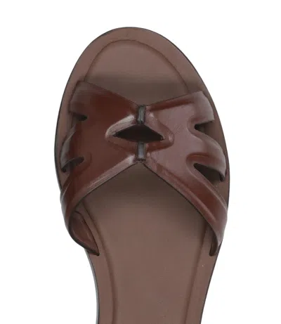 Max Mara Sandals Brown In Brown