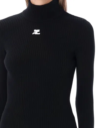 Courrèges Sweaters Black In Black