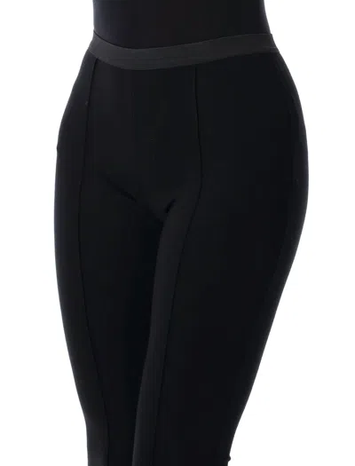 The Garment Ultra Long Trousers Size 6 With Flared Hem In Black