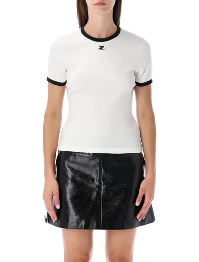 Courrèges Courreges T-shirt Woman In White