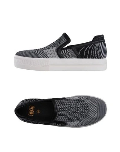 Ash Jeday Slip-on Platform Sneakers In Marble Black