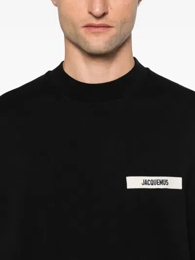 Jacquemus Le Longsleeve Tshirt Gros Grain In Brown