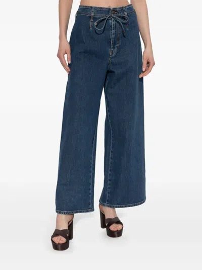Etro Wide-leg Jeans In Blue