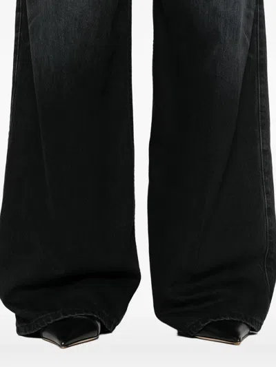 Haikure Candy High-rise Wide-leg Jeans In Black