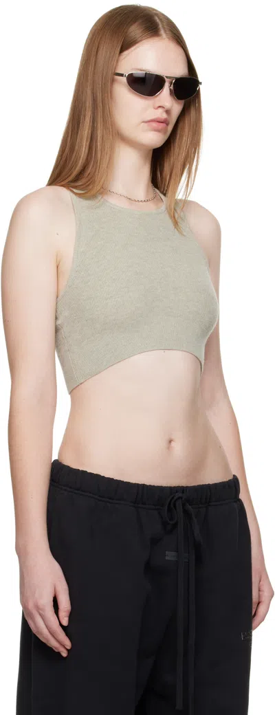 Essentials トープ Soft リブタンクトップ In Gray