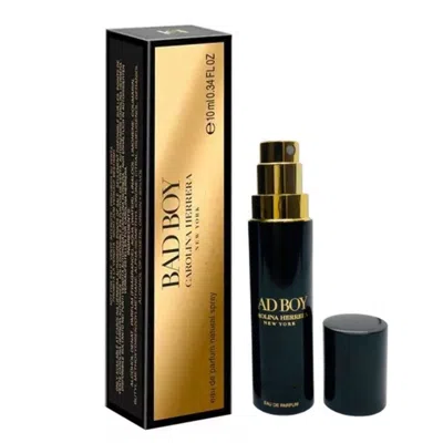 Carolina Herrera Men's Bad Boy Extreme Edp Spray 0.33 oz Fragrances 8411061057360 In Gold