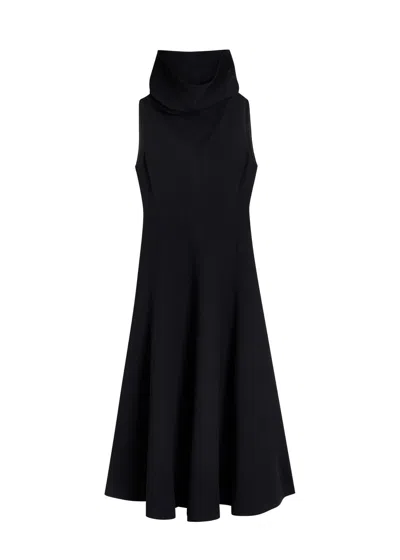 Jacquemus Nimes Triangle Flared Skirt Dress In Black
