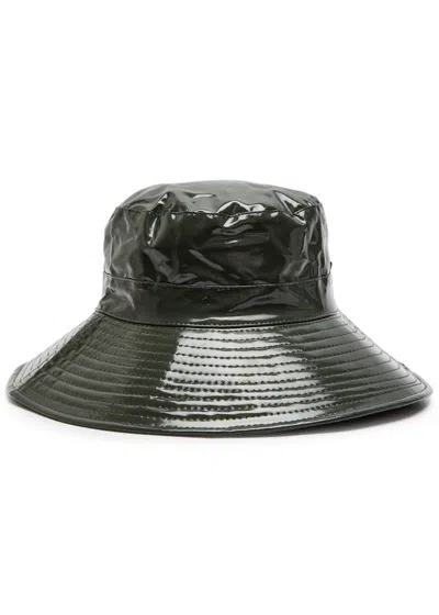 Rains Boonie Rubberised Bucket Hat In Green