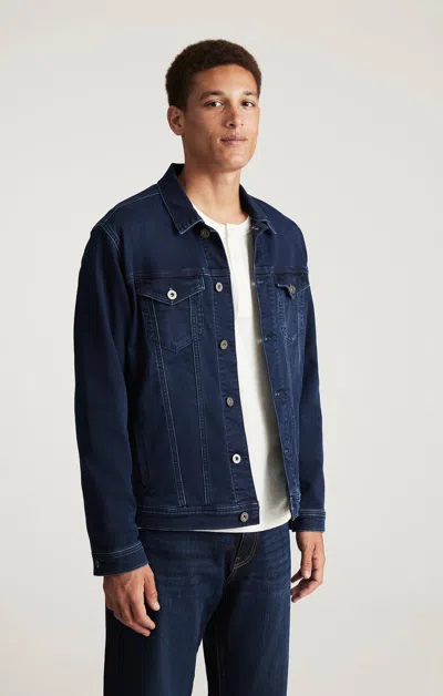 Mavi Drake Denim Jacket In  Athletic In Blue