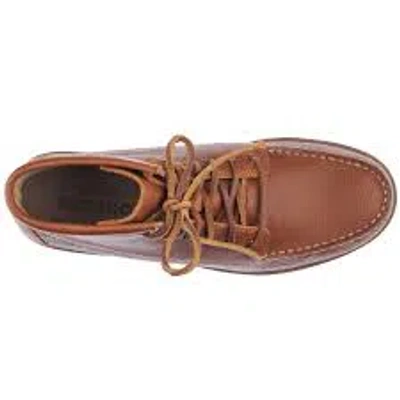 Sebago Bordeaux Pull-on Loafers In Leather Man In Burgundy