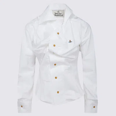 Vivienne Westwood "drunken" Shirt In White