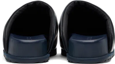 Yume Yume Gray Truck Slide Loafers In Black