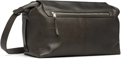 Lemaire Brown Week-end Gear Duffle Bag In Brown