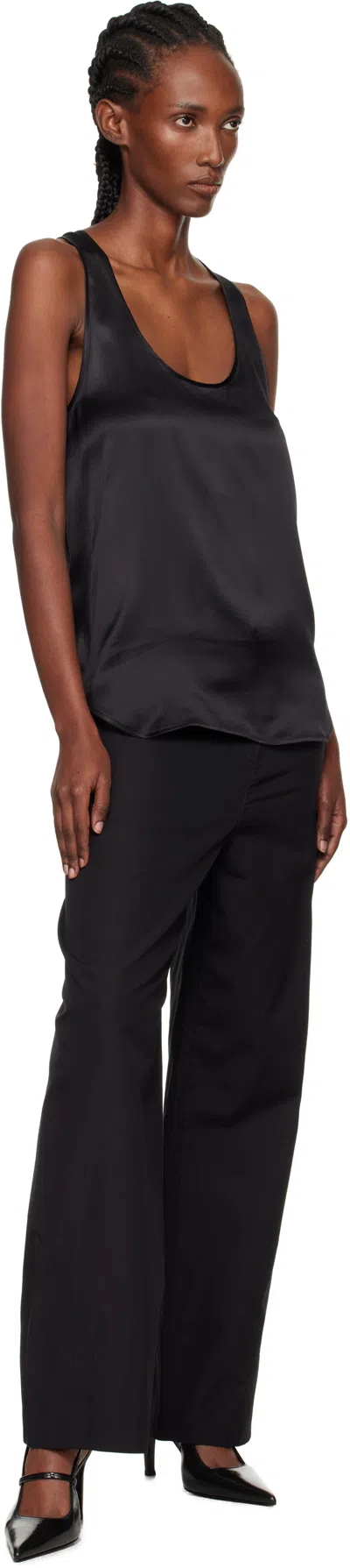 Wardrobe.nyc Scoop-neck Top In Black