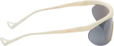 District Vision Beige Koharu Eclipse Sunglasses In Brown