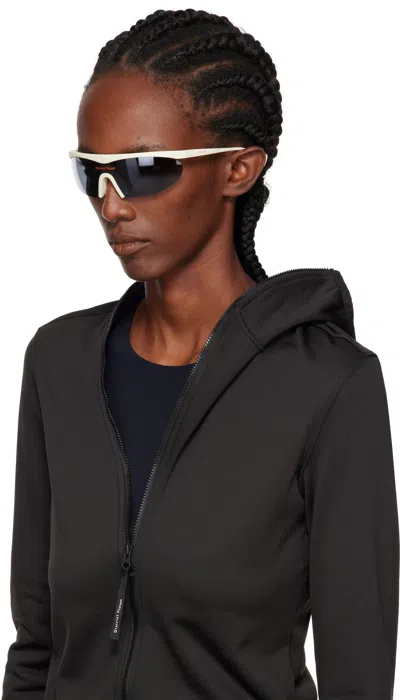 District Vision Beige Koharu Eclipse Sunglasses In Brown