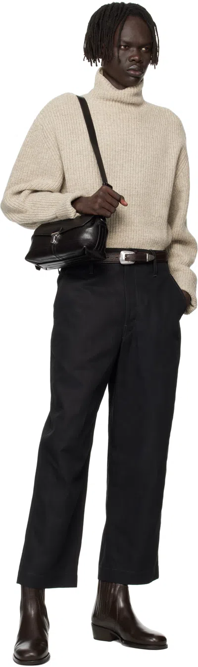 Lemaire Brown Small Gear Bag In Brown