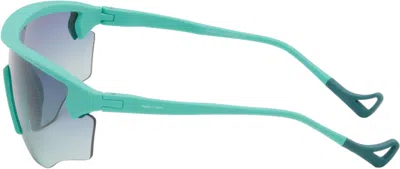 District Vision Blue Junya Racer Sunglasses In Multi