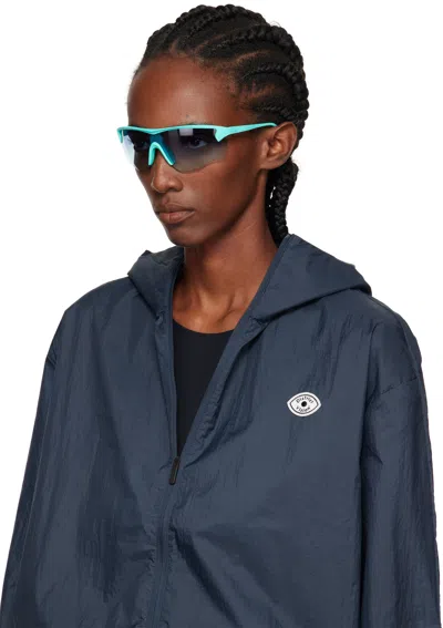 District Vision Blue Junya Racer Sunglasses In Multi