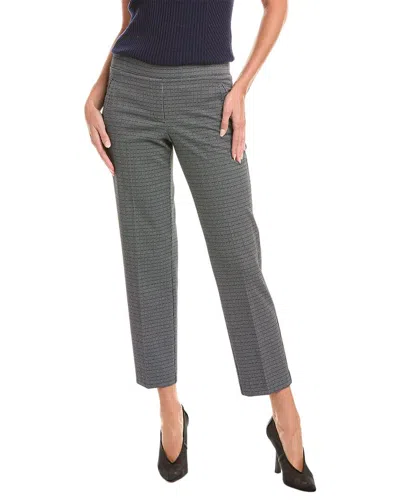 Jones New York High-rise Straight Pant In Gray