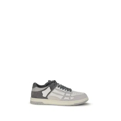 Amiri Low Top Sneakers Featuring Contrast Panels In Gray