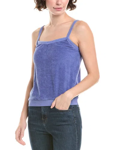 Perfectwhitetee Loop Terry Tank In Blue