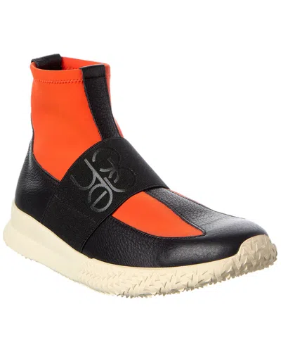 Arche Andkow Leather Sneaker In Black