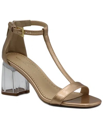 Adrienne Vittadini Avaston Patent Sandal In Brown