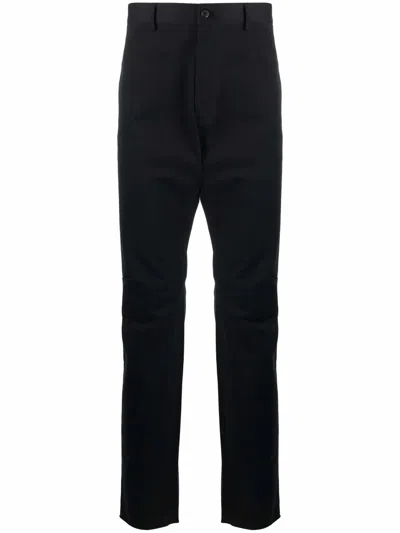 Ferragamo Slim-cut Tailored Trousers In Black