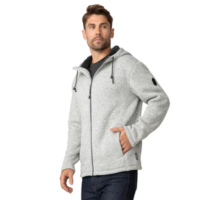 Free Country Men's Northwood Mountain Fleece Hoodie In Gray